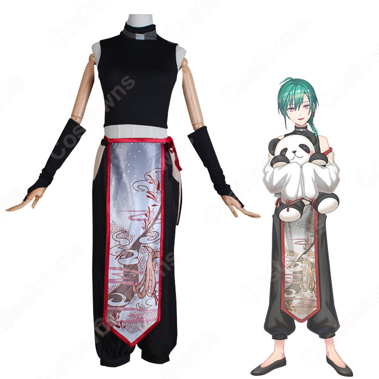 にじさんじ 緑仙 チャイナストリート コス 中華風 778c3755fe6d462fa82a2fc9388e80