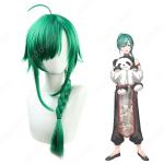 にじさんじ 緑仙（リューシェン） コスプレウィッグ バーチャルアイドル 仙河緑（せんがみどり） エメラルドグリーン 耐熱かつら cosplay wig 通販