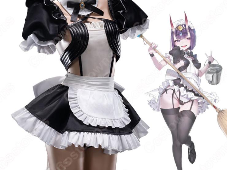 FGO 酒呑童子（しゅてんどうじ） メイド服 コスプレ衣装 『Fate/Grand Order』（フェイト・グランドオーダー） アサシン  cosplay 仮装 変装 - Costowns