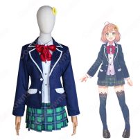 にじさんじ 本間ひまわり（ほんまひまわり） 制服 コスプレ衣装 バーチャルライバー バーチャルアイドル衣装(にじさんじ コスプレ衣装)