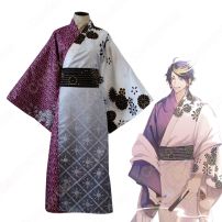 にじさんじ Luxiem Shu Yamino (闇ノシュウ) 新年 和服 コスプレ衣装 Vtuber 「ニューイヤーボイス2022」バーチャルライバー 衣装 cosplay 仮装 変装(にじさんじ コスプレ衣装)