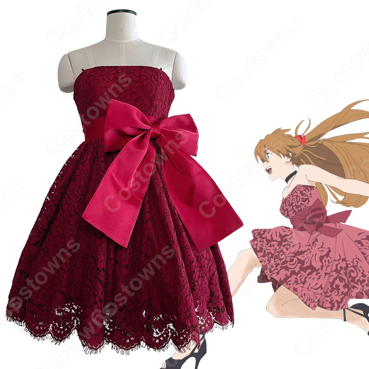 キューポッシュ エヴァ　アスカ　レイ　ドレスVer. カラー10周年記念展 エヴァグッズ No.1011～1012 【キューポッシュ】 アスカとレイ カラー