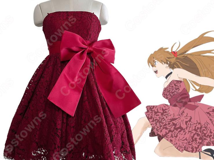 キューポッシュ エヴァ　アスカ　レイ　ドレスVer. カラー10周年記念展 キューポッシュ エヴァ アスカ レイ ドレスVer. カラー10周年