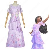 Encanto イサベラ・マドリガル コスプレ衣装 『ミラベルと魔法だらけの家』（ミラベルとまほうだらけのいえ） ミラベルの長姉 花の魔法 cosplay 仮装 変装(仮装コスプレ衣装でおすすめの商品)