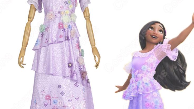 Encanto イサベラ・マドリガル コスプレ衣装 『ミラベルと魔法