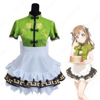 国木田花丸（くにきだはなまる） チャイナドレス編 魅惑だらけの中華街 覚醒前 コスプレ衣装 『ラブライブ！シリーズ』 チャイナドレス cosplay 仮装 変装(Love Live!（ラブライブ!） コスプレ衣装)