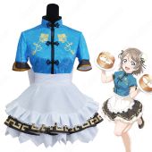 渡辺曜（わたなべよう）チャイナドレス編 ニーハオー♪ 覚醒前 コスプレ衣装 『ラブライブ！シリーズ』 チャイナドレス cosplay 仮装 変装(ゲーム• アニメコスプレ衣装でおすすめの商品)