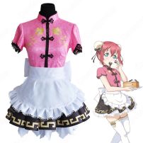 黒澤ルビィ（くろさわるびぃ）チャイナドレス編 憧れの衣装 覚醒前 コスプレ衣装 『ラブライブ！シリーズ』 チャイナドレス cosplay 仮装 変装(Love Live!（ラブライブ!） コスプレ衣装)