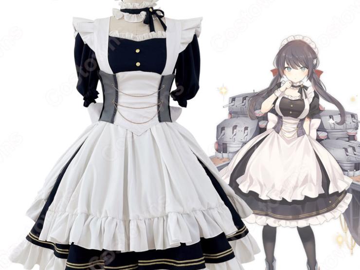特製 アズールレーン アズレン シリアス メイド服 コスプレ衣装 