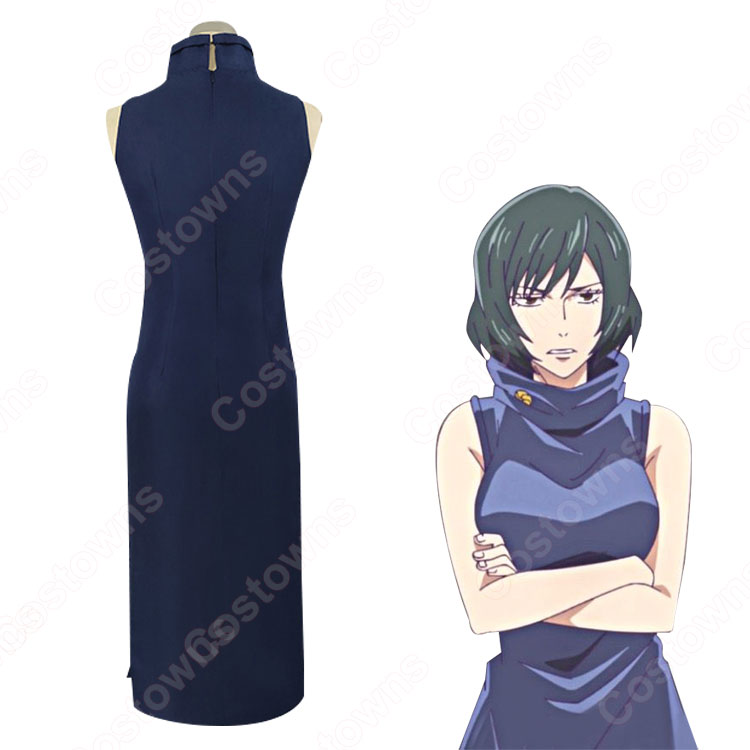 呪術 禪院真依（ぜんいんまい） セクシー 夏制服 コスプレ衣装『呪術廻