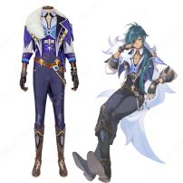ガイア・アルベリヒ コスプレ衣装 『原神』（げんしん） 西風騎士団騎兵隊隊長 cosplay 仮装 変装(原神 コスプレ衣装)