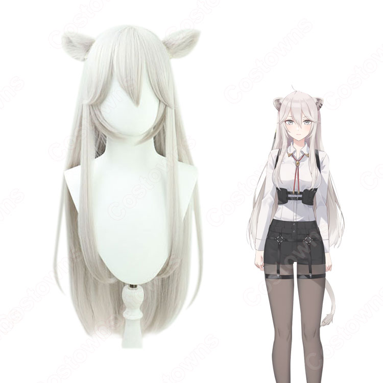 VTuber 獅白ぼたん（ししろぼたん） コスプレウィッグ hololive