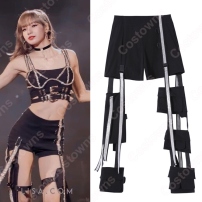 BLACKPINK リサ（LISA） 衣装 通販 「SWALLA LIVE M/V (2021)」 MVダンス服 アイドル服 ステージ服(202×202)