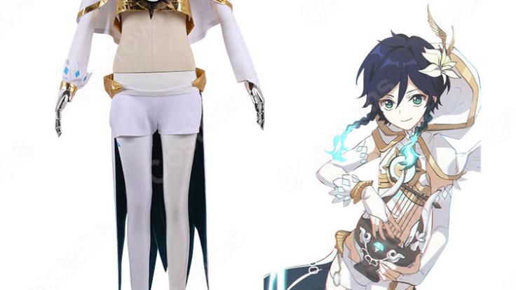 原神 コスプレ ウェンティ コスプレ 衣装 ※ウィッグ 靴 追加可 原神 げんしん風 genshin ウェンティ コスプレ衣装 ウィッグcos靴