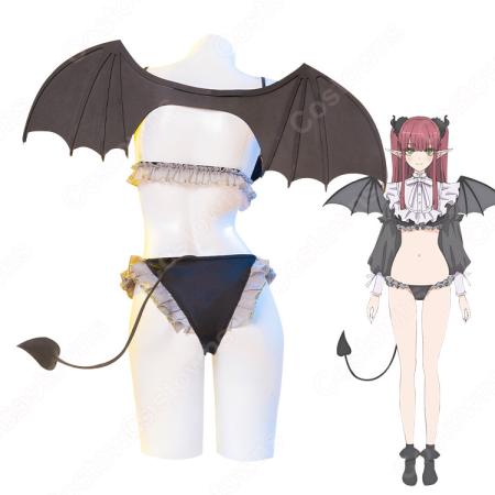 着せ恋 喜多川海夢(きたがわまりん) サキュバス リズ メイド服 コスプレ衣装 『その着せ替え人形は恋をする』(そのビスク・ドールはこいをする) cosplay 仮装 変装 - Costowns