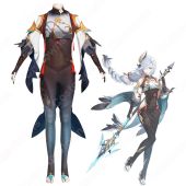 申鶴（シンカク） コスプレ衣装 『原神』（げんしん） 留雲借風真君の弟子 cosplay 仮装 変装(送料無料)