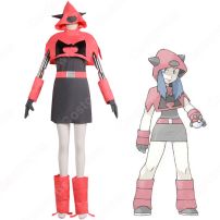 ポケモン マグマ団 女子制服 コスプレ衣装 『ポケットモンスター』 ホムラ cosplay 仮装 変装(ポケットモンスター(アニポケ) コスプレ衣装)