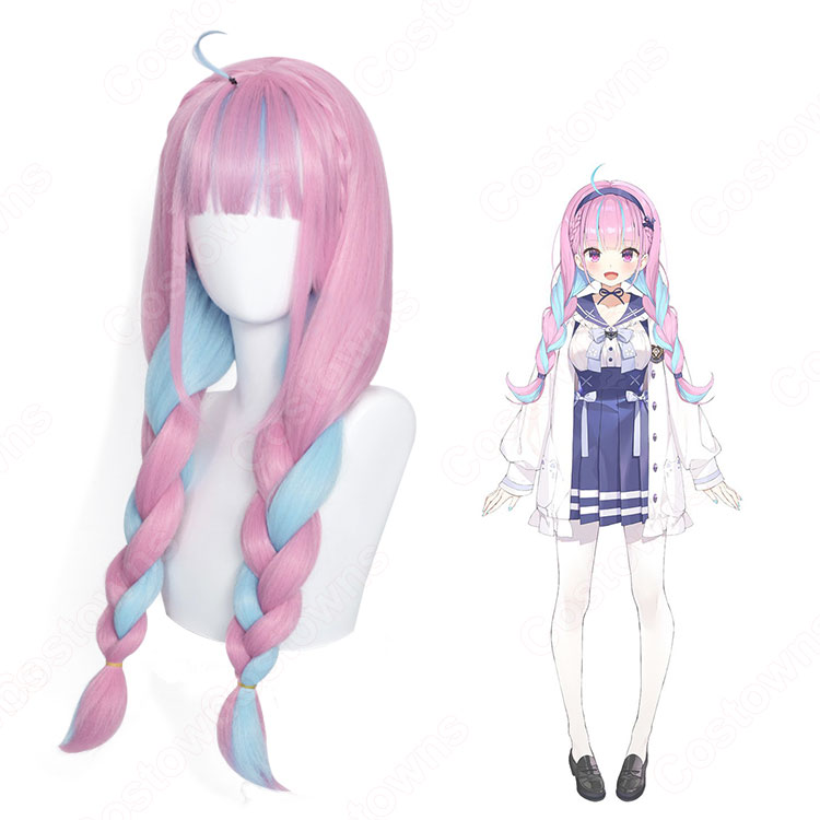 vtuber 湊あくあ コスプレ衣装セット ウィッグ付き 4124a32126e743ce95355d5a96a3f0