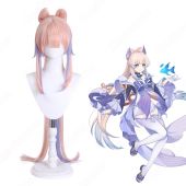 珊瑚宮心海（さんごのみやここみ） コスプレウィッグ 『原神』（げんしん） 海祇島 現人神（あらひとがみ）の巫女 耐熱かつら cosplay wig 通販(コスプレブーツ、ウィッグ、道具でおすすめの商品)