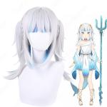 VTuber がうる・ぐら 礼服 コスプレウィッグ 1期生 「HoloMyth」 サメちゃん 耐熱かつら cosplay wig 通販