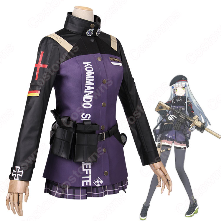 1/6 人形、ドール用　ドールズフロントライン HK-416 コスチュームセット ドルフロ HK416（えいちけーよんいちろく） コスプレ衣装 ゲーム