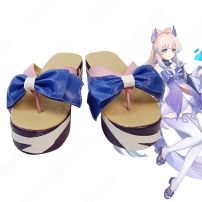 珊瑚宮心海（さんごのみやここみ） コスプレ靴 『原神』（げんしん） コスプレ シューズ コスプレ用 道具 男女兼用(コスプレ ブーツ（靴）)