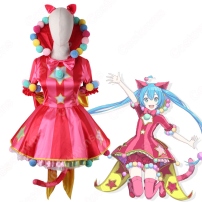 プロセカ 初音ミク（はつね ミク） ワンダーランズ×ショウタイム コスプレ衣装 『プロジェクトセカイ カラフルステージ！ feat. 初音ミク』 バーチャル・シンガー cosplay 仮装 変装(202×202)
