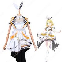 プロセカ 鏡音リン 特訓前 コスプレ衣装 『プロジェクトセカイ カラフルステージ！ feat. 初音ミク』 バーチャル・シンガー cosplay 仮装 変装(プロジェクトセカイ カラフルステージ！ feat. 初音ミク コスプレ衣装)