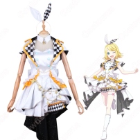 プロセカ 鏡音リン 特訓前 コスプレ衣装 『プロジェクトセカイ カラフルステージ！ feat. 初音ミク』 バーチャル・シンガー cosplay 仮装 変装(202×202)