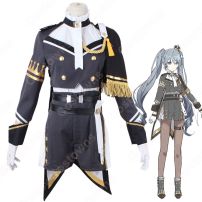 プロセカ 初音ミク（はつね ミク） Crown Knight衣装 軍服 コスプレ衣装 『プロジェクトセカイ カラフルステージ！ feat. 初音ミク』 バーチャル・シンガー cosplay 仮装 変装(プロジェクトセカイ カラフルステージ！ feat. 初音ミク コスプレ衣装)