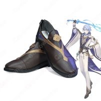 神里綾人（かみさとあやと） コスプレ靴『原神(げんしん)』 神里綾華の兄 コスプレ シューズ コスプレ用 道具(コスプレ ブーツ（靴）)