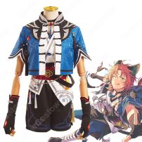 中国版あんスタ！！x 羅小黒 「スカウト 黒猫ラプソディー」 月永レオ（つきながれお） コスプレ衣装 『あんさんぶるスターズ!!』 cosplay 仮装 変装(あんさんぶるスターズ! コスプレ衣装)