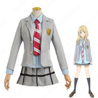 君嘘 宮園かをり（みやぞのかをり） 有馬公生（ありまこうせい） 制服 コスプレ衣装 『四月は君の嘘』（しがつはきみのうそ） cosplay 仮装 変装(その他 コスプレ衣装)