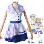 近江彼方（このえかなた） コスプレ衣装 『ラブライブ！虹ヶ咲学園スクールアイドル同好会』（ラブライブ！にじがさきがくえんスクールアイドルどうこうかい） QU4RTZ 2ndシングル「Swinging！」 cosplay 仮装 変装(送料無料)