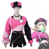 プロセカ 小豆沢こはね（あずさわこはね） 「Beat Eater」 コスプレ衣装 『プロジェクトセカイ カラフルステージ！ feat. 初音ミク』 Vivid BAD SQUAD 内なる力の目覚め ビーストハート・ガール cosplay 仮装 変装(プロジェクトセカイ カラフルステージ！ feat. 初音ミク コスプレ衣装)