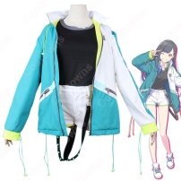 プロセカ 白石杏（しらいしあん） デフォルト衣装 コスプレ衣装 『プロジェクトセカイ カラフルステージ！ feat. 初音ミク』 cosplay 仮装 変装(202×202)