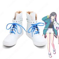 プロセカ 白石杏（しらいしあん） コスプレ靴 『プロジェクトセカイ カラフルステージ！ feat. 初音ミク』 コスプレ シューズ コスプレ用 道具(コスプレ ブーツ（靴）)