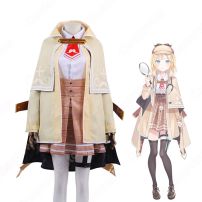 VTuber ワトソン・アメリア 初期衣装 コスプレ衣装 「hololive（ホロライブ）」 ホロライブEnglish 1期生 cosplay 仮装 変装(ホロライブ（hololive） コスプレ衣装)
