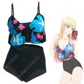 着せ恋 喜多川海夢（きたがわまりん） ブラックロベリア 水着 コスプレ衣装 『その着せ替え人形は恋をする』（そのビスク・ドールはこいをする） cosplay 仮装 変装(ゲーム• アニメコスプレ衣装でおすすめの商品)