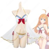 プリコネR ペコリーヌ / ユースティアナ・フォン・アストライア 夏 セクシー 水着 コスプレ衣装 『プリンセスコネクト！Re:Dive』（プリンセスコネクト リダイブ） cosplay 仮装 変装(ゲーム• アニメコスプレ衣装でおすすめの商品)