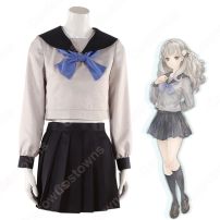 十三機兵 冬坂五百里（ふゆさかいおり） 制服 コスプレ衣装 『十三機兵防衛圏』（じゅうさんきへいぼうえいけん） 咲良高等学校女子制服 cosplay 仮装 変装(その他 コスプレ衣装)