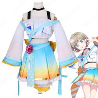 スクフェス 唐可可（たんくぅくぅ） コスプレ衣装 『ラブライブ！ スクールアイドルフェスティバル』 Liella! ＜パワフルペイント編 インスピストリート＞ 覚醒後 cosplay 仮装 変装(Love Live!（ラブライブ!） コスプレ衣装)