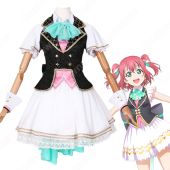 スクフェス 黒澤ルビィ（くろさわルビィ）コスプレ衣装 『ラブライブ！ スクールアイドルフェスティバル』 スクフェスホワイトデーライブ2022 cosplay 仮装 変装(ゲーム• アニメコスプレ衣装でおすすめの商品)