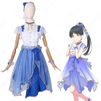 スクフェス 葉月恋（はづきれん） コスプレ衣装 『ラブライブ！ スクールアイドルフェスティバル』 ＜ピュアリィドレス編 可憐にピュアに＞ cosplay 仮装 変装(Love Live!（ラブライブ!） コスプレ衣装)