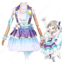 スクフェス 唐可可（タンクゥクゥ） コスプレ衣装 『ラブライブ！ スクールアイドルフェスティバル』 Liella! ＜フレッシュライブ編 キュートなひらめき＞ cosplay 仮装 変装(Love Live!（ラブライブ!） コスプレ衣装)