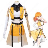 スクフェス Liella! 澁谷かのん（しぶやかのん） コスプレ衣装 『ラブライブ！ スクールアイドルフェスティバル』 ＜カラフルパフォーマンス編 ハラジュクダッシュ＞ cosplay 仮装 変装(ゲーム• アニメコスプレ衣装でおすすめの商品)