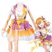 スクフェス 澁谷かのん（しぶやかのん） コスプレ衣装 『ラブライブ！ スクールアイドルフェスティバル』 Liella! ＜フレッシュライブ編 レッツキュート♪＞ cosplay 仮装 変装(ゲーム• アニメコスプレ衣装でおすすめの商品)