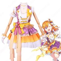 スクフェス 澁谷かのん（しぶやかのん） コスプレ衣装 『ラブライブ！ スクールアイドルフェスティバル』 Liella! ＜フレッシュライブ編 レッツキュート♪＞ cosplay 仮装 変装(Love Live!（ラブライブ!） コスプレ衣装)