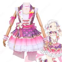 スクフェス 嵐千砂都（あらしちさと） コスプレ衣装 『ラブライブ！ スクールアイドルフェスティバル』 Liella! ＜フレッシュライブ編 フレッシュジャンプ＞ cosplay 仮装 変装(Love Live!（ラブライブ!） コスプレ衣装)