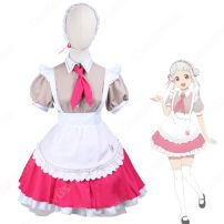 ラブライブカフェ Liella! 嵐千砂都（あらしちさと） コスプレ衣装 『ラブライブ！スーパースター!!』× スイーツパラダイス コラボカフェ メイド服 cosplay 仮装 変装(Love Live!（ラブライブ!） コスプレ衣装)